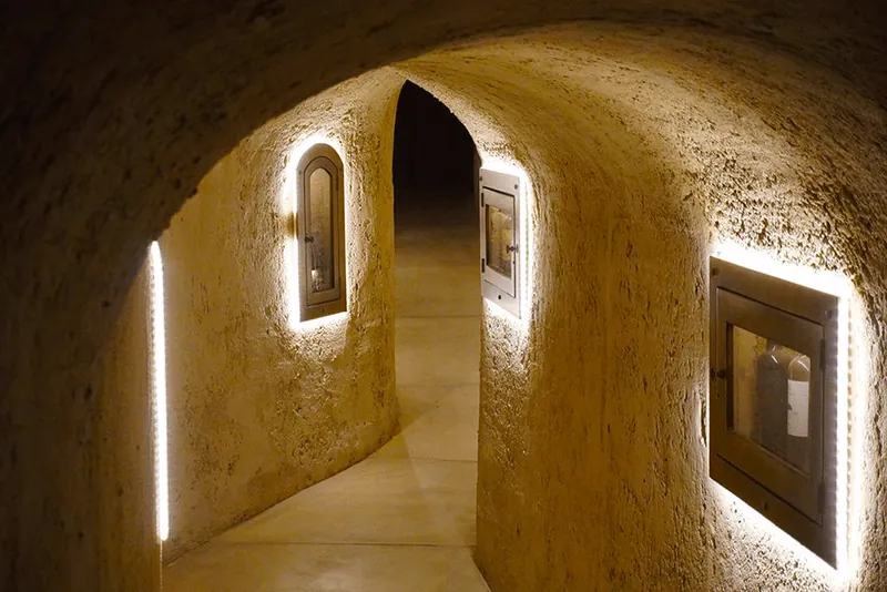 El túnel secreto y la bodega